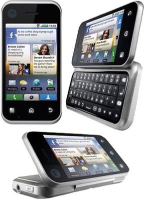 Motorola  MOTOBLUR MB300 Backflip AT&T Unlocked Quadband Touchscreen Andorid Cell Phone - WiFi, GPS, 3G, Email